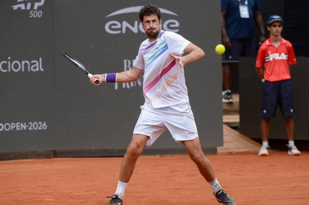 rio open, etapa do ATP, Tennis Herren world tour 500 rio open, etapa do atp world tour 500 Rio de Janeiro RJ, 22 02 2026 - Rio Open ATP 500 RJ - Robin Haase NLD during the Rio Open, an ATP World Tour 500 event, taking place at the Jockey Club Brasileiro in Gavea, South Zone of Rio de Janeiro, this Sunday, February 22, 2026. Foto: Clever Felix Thenews2 imago images rio open, etapa do atp world tour 500  Copyright: xCleverxFelixx  Copyright: xIMAGO CleverxFelixx