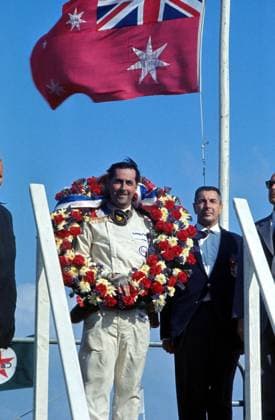 Race winner Jack Brabham (AUS) Brabham (left)...Dutch Grand Prix, Zandvoort, Holland, 24 JUly 1966 Copyright: xSuttonxMotorsportsx