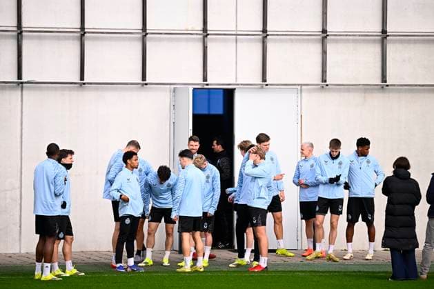 Atletico de Madrid v Club Brugge - UEFA Champions League Media Activities 23 02 2026 WESTKAPELLE, BELGIUM - FEBRUARY 23 : The team of Club Brugge pictured during a training session ahead of the UEFA Champions League 2025 26 knockout phase play-off match second leg between Atletico de Madrid and Club Brugge on February 23, 2026 in Westkapelle, Belgium, 23 02 2026 Westkapelle Belgium  Copyright: xTomasxSiskx