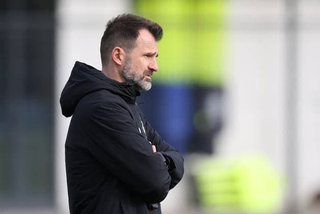 Club s head coach Ivan Leko pictured during a training session of Belgian soccer team Club Brugge, in Knokke-Heist, on Monday 23 February 2026. Tomorrow, Club Brugge will play against Spanish team Atletico Madrid, a return leg game in the Knockout phase play-offs of the UEFA Champions League tournament. BRUNOxFAHY  x164616217x