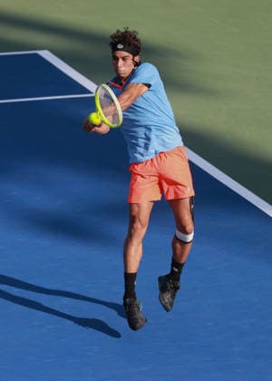 Moez Echargui, Dubai Duty Free Tennis Championships, Dubai, U A E Tennis Dubai Tennis Championships 2025 ATP Dubai Duty Free Tennis Stadium Dubai United Arab Emirates 23 February 2026 Copyright: xJuergenxHasenkopfx