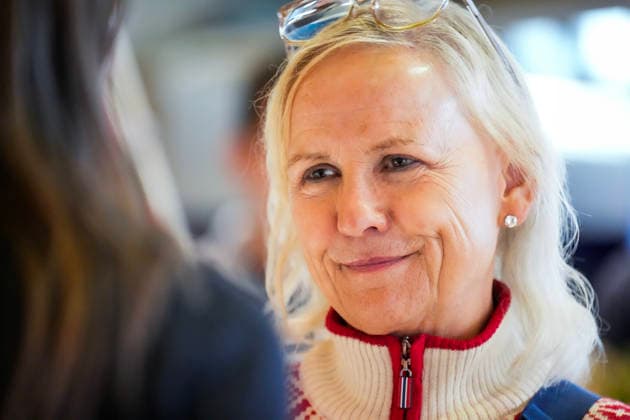 Johannes Hosflot Klaebo lander pa Vaernes. Stjordal 20260223. Tove Moe Dyrhaug pa Vaernes lufthavn, i pavente av Johannes Hosflot Klaebos ankomst etter OL i Italia. Foto: Ole Martin Wold NTB Stjordal Norge EDITORIAL USE ONLY. RESTRICTED USE FOR BETTING COMPANIES Ref:_SPOql6E7IOGab0.jpg *** Johannes Hosflot Klaebo lands at Vaernes Stjordal 20260223 Tove Moe Dyrhaug at Vaernes Airport, in anticipation of Johannes Hosflot Klaebos arrival after the Olympics in Italy Photo Ole Martin Wold NTB Stjordal Norway EDITORIAL USE ONLY RESTRICTED USE FOR BETTING COMPANIES  Copyright: xOlexMartinxWoldx xNTBx
