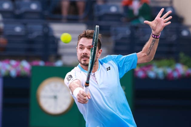 Stan Wawrinka SUI , Dubai Duty Free Tennis Championships, Dubai, U A E Tennis Dubai Tennis Championships 2025 ATP Dubai Duty Free Tennis Stadium Dubai United Arab Emirates 23 February 2026 Copyright: xJuergenxHasenkopfx