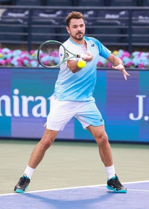 Stan Wawrinka SUI , Dubai Duty Free Tennis Championships, Dubai, U A E Tennis Dubai Tennis Championships 2025 ATP Dubai Duty Free Tennis Stadium Dubai United Arab Emirates 23 February 2026 Copyright: xJuergenxHasenkopfx