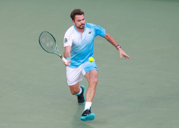 Stan Wawrinka SUI , Dubai Duty Free Tennis Championships, Dubai, U A E Tennis Dubai Tennis Championships 2025 ATP Dubai Duty Free Tennis Stadium Dubai United Arab Emirates 23 February 2026 Copyright: xJuergenxHasenkopfx