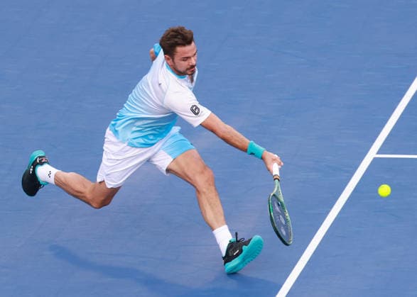 Stan Wawrinka SUI , Dubai Duty Free Tennis Championships, Dubai, U A E Tennis Dubai Tennis Championships 2025 ATP Dubai Duty Free Tennis Stadium Dubai United Arab Emirates 23 February 2026 Copyright: xJuergenxHasenkopfx