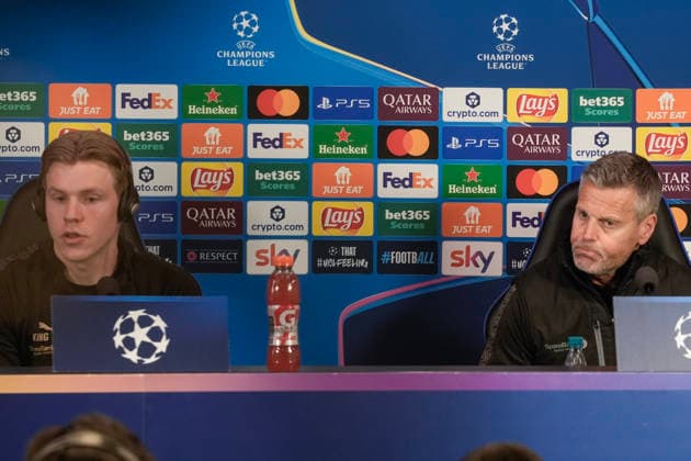 Football, CL, FK Bodö Glimt, Press conference