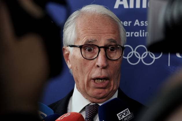 foto Mario Romano IPP Milano 23 02 2026 Evento: -PASSIONE SENZA LIMITI. ALLIANZ ED IL VIAGGIO PARALIMPICO- nella foto Giovanni Malagò, presidente Fondazione Milano Cortina 2026 Italy Photo Press - World Copyright italy ITALY  Copyright: xR4924_italyphotopressx