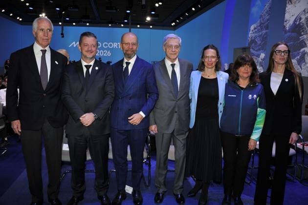 Milano Cortina 2026, PK with sponsor Allianz in Milan