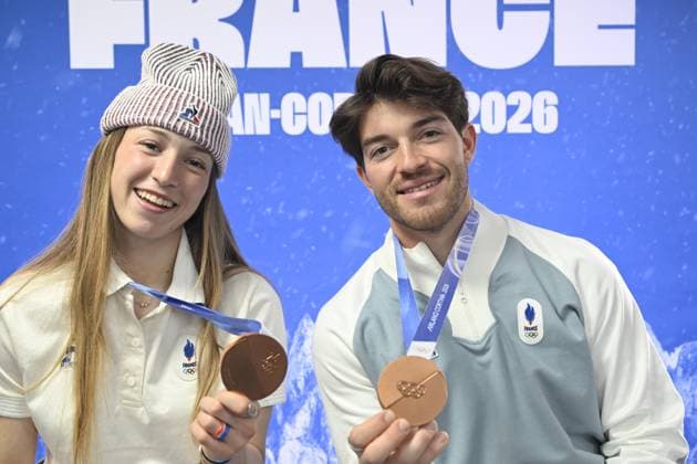 Milano Cortina 2026, arrival of Team France in Albertville