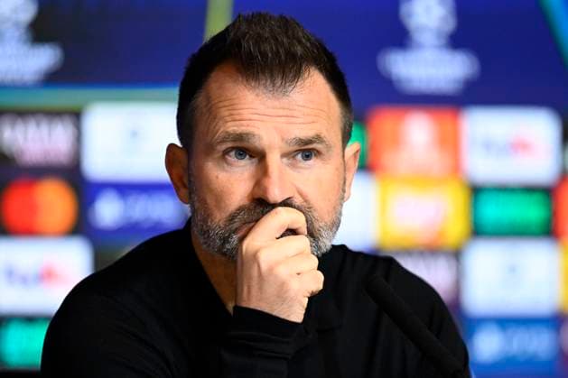 Atletico de Madrid v Club Brugge - UEFA Champions League Media Activities 23 02 2026 MADRID, SPAIN - FEBRUARY 23 : Leko Ivan head coach of Club Brugge talking to the press during a press conference, PK, Pressekonferenz ahead of the UEFA Champions League 2025 26 knockout phase play-off match second leg between Atletico de Madrid and Club Brugge on February 23, 2026 in Madrid, Spain, 23 02 2026 Madrid Spain  Copyright: xTomasxSiskx