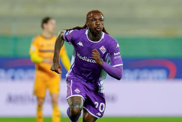 ACF Fiorentina v Pisa SC - Serie A Enilive Moise Kean of ACF Fiorentina celebrates after scoring first goal during the serie Serie A Enilive match between ACF Fiorentina and Pisa SC at Stadio Artemio Franchi on February 23, 2026 in Florence, Italy Florence Stadio Artemio Franchi Tuscany Italy Copyright: xGiuseppexMaffiax 260223_SerieA_Lazio-Atalanta_GM_07074