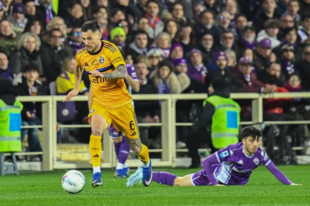 Marius Mihai Marin (Pisa) in action during ACF Fiorentina vs Pisa SC, Italian soccer Serie A match in Florence, Italy, February 23 2026  Copyright: xFabioxFagiolini IPAxSportx xipa-agency.netx xx IPA_71937659 IPA_Agency_IPA71937659