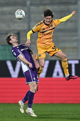 Mp Firenze 23 02 2026 - campionato di calcio serie A Fiorentina-Pisa foto Matteo Papini Image nella foto: Marco Brescianini-Gabriele Piccinini 