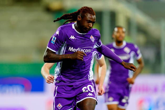 ACF Fiorentina v Pisa SC - Serie A Enilive Moise Kean of ACF Fiorentina celebrates after scoring first goal during the serie Serie A Enilive match between ACF Fiorentina and Pisa SC at Stadio Artemio Franchi on February 23, 2026 in Florence, Italy Florence Stadio Artemio Franchi Tuscany Italy Copyright: xGiuseppexMaffiax 260223_SerieA_Fiorentina-Pisa_GM_07108