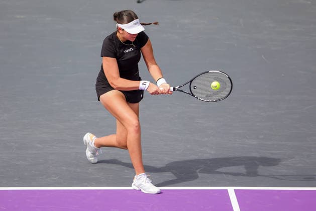 WTA MERIDA OPEN 2026 WTA MERIDA OPEN 2026 M STAKUSIC VS D YASTREMSKA 23022026 MERIDA, YUCATAN, MEXICO Action photo of canadian Marina Stakusic, during day 1 of the WTA Merida Open 2026, held at the Yucatan Country Club of Merida, Yucatan, Mexico Action photo of canadian Marina Stakusic, during day 1 of the WTA Merida Open 2026, held at the Yucatan Country Club of Merida, Yucatan, Mexico PHOTO BY IMAGENSHOP MERIDA YUCATAN MEXICO Copyright: xIMAGENSHOPxAGENCIAxFOTOGRAFICAx