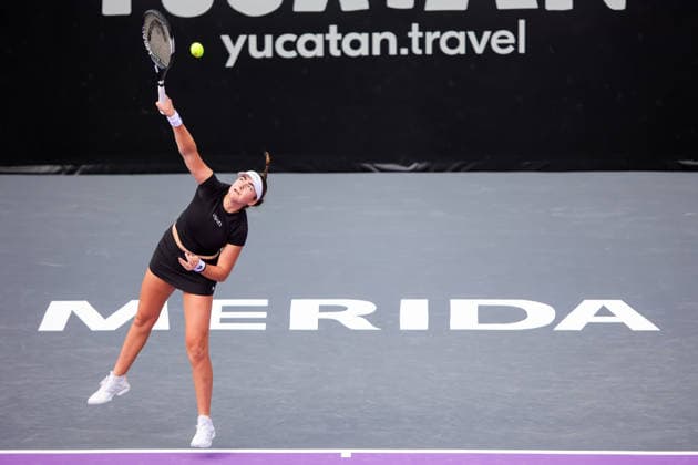 WTA MERIDA OPEN 2026 WTA MERIDA OPEN 2026 M STAKUSIC VS D YASTREMSKA 23022026 MERIDA, YUCATAN, MEXICO Action photo of canadian Marina Stakusic, during day 1 of the WTA Merida Open 2026, held at the Yucatan Country Club of Merida, Yucatan, Mexico Action photo of canadian Marina Stakusic, during day 1 of the WTA Merida Open 2026, held at the Yucatan Country Club of Merida, Yucatan, Mexico PHOTO BY IMAGENSHOP MERIDA YUCATAN MEXICO Copyright: xIMAGENSHOPxAGENCIAxFOTOGRAFICAx