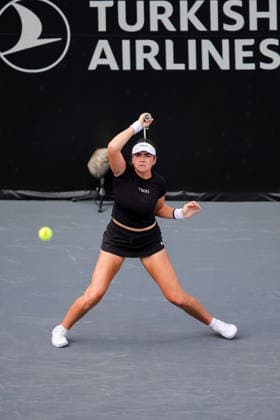 WTA MERIDA OPEN 2026 WTA MERIDA OPEN 2026 M STAKUSIC VS D YASTREMSKA 23022026 MERIDA, YUCATAN, MEXICO Action photo of canadian Marina Stakusic, during day 1 of the WTA Merida Open 2026, held at the Yucatan Country Club of Merida, Yucatan, Mexico Action photo of canadian Marina Stakusic, during day 1 of the WTA Merida Open 2026, held at the Yucatan Country Club of Merida, Yucatan, Mexico PHOTO BY IMAGENSHOP MERIDA YUCATAN MEXICO Copyright: xIMAGENSHOPxAGENCIAxFOTOGRAFICAx