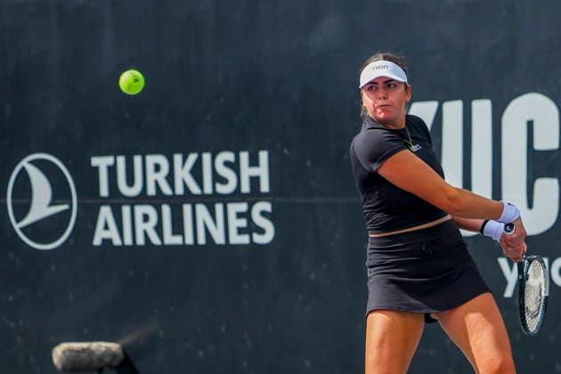 WTA MERIDA OPEN 2026 WTA MERIDA OPEN 2026 M STAKUSIC VS D YASTREMSKA 23022026 MERIDA, YUCATAN, MEXICO Action photo of canadian Marina Stakusic, during day 1 of the WTA Merida Open 2026, held at the Yucatan Country Club of Merida, Yucatan, Mexico Action photo of canadian Marina Stakusic, during day 1 of the WTA Merida Open 2026, held at the Yucatan Country Club of Merida, Yucatan, Mexico PHOTO BY IMAGENSHOP MERIDA YUCATAN MEXICO Copyright: xBarbaraxRamosxVillalobosx