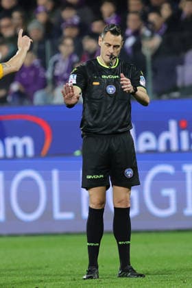 ACF Fiorentina v Pisa SC - Campionato Serie A Referee Maurizio Mariani the Italian Serie A football match between ACF Fiorentina and Pisa SC,on February 23 ,2026 at the Artemio-Franchi stadium in Florence. Firenze FI Italy  Copyright: xAndreaxMartinix originalFilename:martini-acffiore260223_np9Uu.jpg