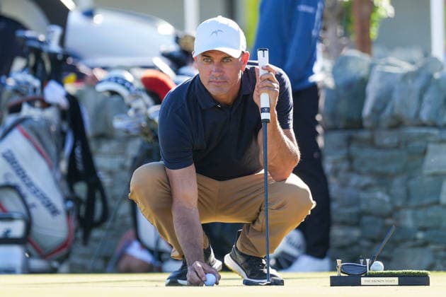 GOLF NEW ZEALAND OPEN, Kelly Slater during the Ambassadors putting competition during the The 105th New Zealand Open at Millbrook Resort, Queenstown, NZ, Tuesday, February 24, 2026, (AAP Image Michael Thomas via Photosport) NO ARCHIVING NO ARCHIVING QUEENSTOWN NEW ZEALAND  Copyright: xMICHAELxTHOMASx 20260224131366870190