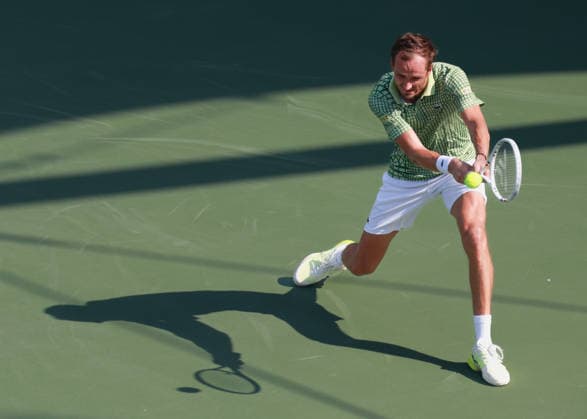 Daniil Medvedev, Dubai Duty Free Tennis Championships, Dubai, U A E Tennis Dubai Tennis Championships 2025 ATP Dubai Duty Free Tennis Stadium Dubai United Arab Emirates 24 February 2026 Copyright: xJuergenxHasenkopfx