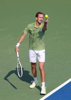 Daniil Medvedev, Dubai Duty Free Tennis Championships, Dubai, U A E Tennis Dubai Tennis Championships 2025 ATP Dubai Duty Free Tennis Stadium Dubai United Arab Emirates 24 February 2026 Copyright: xJuergenxHasenkopfx