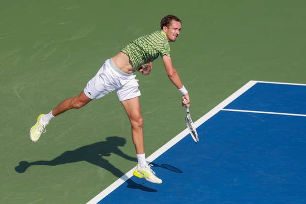 Daniil Medvedev, Dubai Duty Free Tennis Championships, Dubai, U A E Tennis Dubai Tennis Championships 2025 ATP Dubai Duty Free Tennis Stadium Dubai United Arab Emirates 24 February 2026 Copyright: xJuergenxHasenkopfx