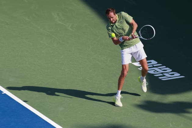 Daniil Medvedev, Dubai Duty Free Tennis Championships, Dubai, U A E Tennis Dubai Tennis Championships 2025 ATP Dubai Duty Free Tennis Stadium Dubai United Arab Emirates 24 February 2026 Copyright: xJuergenxHasenkopfx