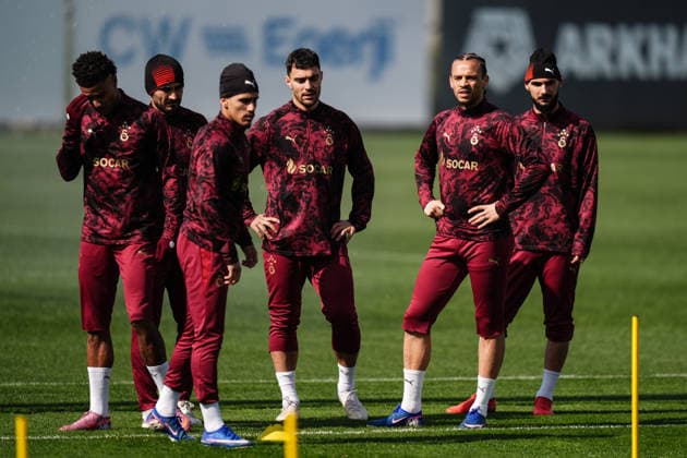 Ahead of the Juventus v Galatasaray - UEFA Champions League ISTANBUL, TURKIYE - FEBRUARY 24: Galatasaray players attend the training session ahead of the UEFA Champions League round of 16 play-off second leg match against Juventus at the Kemerburgaz Metin Oktay Training Facilities in Istanbul, Turkiye on February 24, 2026. Hakan Akgun Anadolu Istanbul Turkey. Editorial use only. Please get in touch for any other usage.  Copyright: x2026xAnadoluxHakanxAkgunx