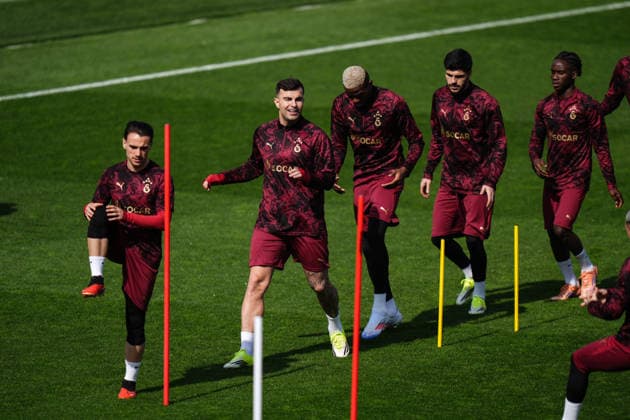 Ahead of the Juventus v Galatasaray - UEFA Champions League ISTANBUL, TURKIYE - FEBRUARY 24: Galatasaray players attend the training session ahead of the UEFA Champions League round of 16 play-off second leg match against Juventus at the Kemerburgaz Metin Oktay Training Facilities in Istanbul, Turkiye on February 24, 2026. Hakan Akgun Anadolu Istanbul Turkey. Editorial use only. Please get in touch for any other usage.  Copyright: x2026xAnadoluxHakanxAkgunx