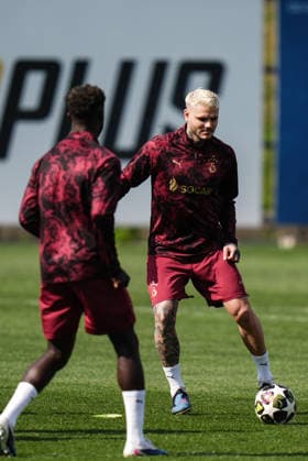 Ahead of the Juventus v Galatasaray - UEFA Champions League ISTANBUL, TURKIYE - FEBRUARY 24: Mauro Icardi of Galatasaray attends the training session ahead of the UEFA Champions League round of 16 play-off second leg match against Juventus at the Kemerburgaz Metin Oktay Training Facilities in Istanbul, Turkiye on February 24, 2026. Hakan Akgun Anadolu Istanbul Turkey. Editorial use only. Please get in touch for any other usage.  Copyright: x2026xAnadoluxHakanxAkgunx