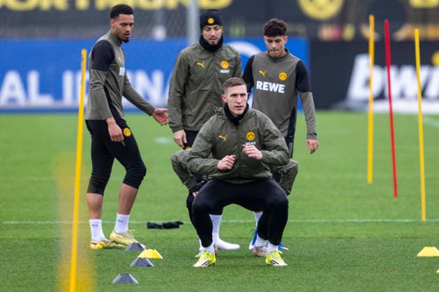 Football, CL, Borussia Dortmund, Training