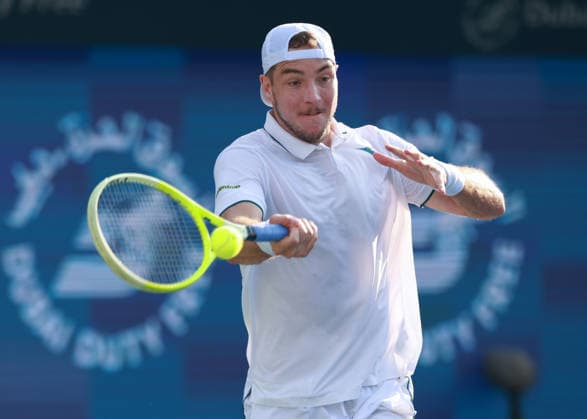 Jan Lennard Struff GER , Dubai Duty Free Tennis Championships, Dubai, U A E Tennis Dubai Tennis Championships 2025 ATP Dubai Duty Free Tennis Stadium Dubai United Arab Emirates 24 February 2026 Copyright: xJuergenxHasenkopfx