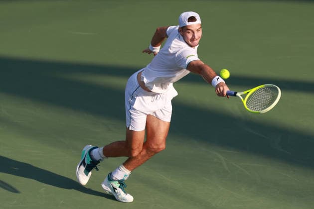 Jan Lennard Struff GER , Dubai Duty Free Tennis Championships, Dubai, U A E Tennis Dubai Tennis Championships 2025 ATP Dubai Duty Free Tennis Stadium Dubai United Arab Emirates 24 February 2026 Copyright: xJuergenxHasenkopfx