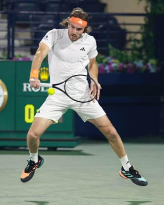Stefanos Tsitsipas, Dubai Duty Free Tennis Championships, Dubai, U A E Tennis Dubai Tennis Championships 2025 ATP Dubai Duty Free Tennis Stadium Dubai United Arab Emirates 24 February 2026 Copyright: xJuergenxHasenkopfx