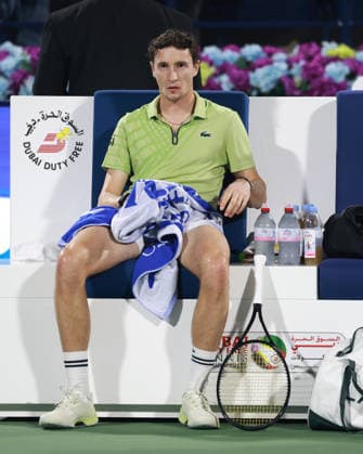 Ugo Humbert, Dubai Duty Free Tennis Championships, Dubai, U A E Tennis Dubai Tennis Championships 2025 ATP Dubai Duty Free Tennis Stadium Dubai United Arab Emirates 24 February 2026 Copyright: xJuergenxHasenkopfx