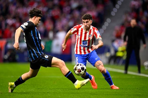 Atletico de Madrid v Club Brugge - UEFA Champions League MADRID, SPAIN - FEBRUARY 24 : Ruggeri Matteo defender of Atletico de Madrid in action during the UEFA Champions League 2025 26 knockout phase play-off match second leg between Atletico de Madrid and Club Brugge on February 24, 2026 in Madrid, Spain, 24 02 2026 Madrid Spain  Copyright: xTomasxSiskx