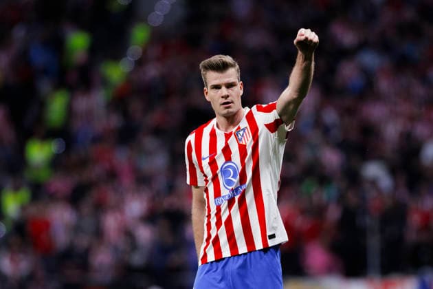 UEFA champions league - Atletico de Madrid vs Club Brugge MADRID,SPAIN - 24 February:Alexander Sorloth of Atletico de Madrid celebrates a goal during UEFA champions league 2025 26 Knockout Play-off second Leg match between Atletico de Madrid and Club Brugge at Riyadh Air Metropolitano Stadium. (Photo by Guille Martinez f22photo) Madrid Riyadh Air Metropolitano Stadium Spain Copyright: xGuillermoxMartinezx