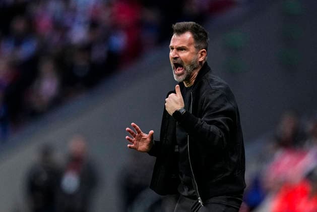 February 24, 2026, Madrid, Madrid, Spain: Ivan Leko, head coach of Club Brugge KV, gestures during the UEFA Champions League 2025 26 KO play-offs Second Leg match between Atletico de Madrid and Club Brugge KV at Riyadh Air Metropolitano on February 24, 2026, in Madrid, Spain. Madrid Spain - ZUMAa181 20260224_zaa_a181_033 Copyright: xOscarxJ.xBarrosox