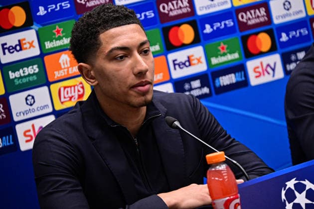 February 24, 2026, Bergamo, Lombardia: Borussia Dortmund s Jobe Bellingham during press conference, PK, Pressekonferenz on the eve of the UEFA Champions League play-off soccer match between Atalanta BC and Borussia Dortmund at Bergamo Stadium in Bergamo, Italy, 24 Febuary 2026. ANSA MICHELE MARAVIGLIA. Soccer: Champions League MD-1 Atalanta BC-Borussia Dortmund  - ZUMAa110 20260224_zaf_a110_029 Copyright: xMichelexMaravigliax