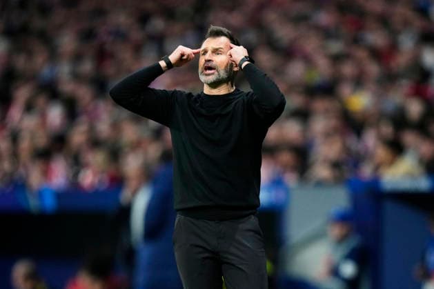 ESP: Atletico de Madrid - Club Brugge. UEFA Champions League. Round of 16. Second Leg. Ivan Leko head coach of Club Brugge KV during the UEFA Champions League match, between Atletico de Madrid and Club Brugge, Round of 16, second Leg, played at Riyadh Air Mertropolitano Stadium on February 24, 2026 in Madrid, Spain. kpng Copyright: xCesarxCebollax xPRESSINPHOTOx PS_260224_ATM_BRU_2526_053