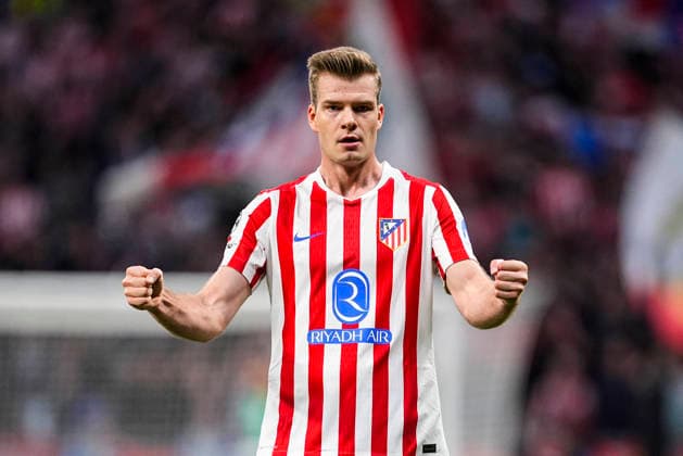 February 24, 2026, Madrid, Madrid, Spain: Alexander Sorloth of Atletico de Madrid celebrates a goal during the UEFA Champions League 2025 26 KO play-offs Second Leg match between Atletico de Madrid and Club Brugge KV at Riyadh Air Metropolitano on February 24, 2026, in Madrid, Spain. Madrid Spain - ZUMAa181 20260224_zaa_a181_049 Copyright: xOscarxJ.xBarrosox