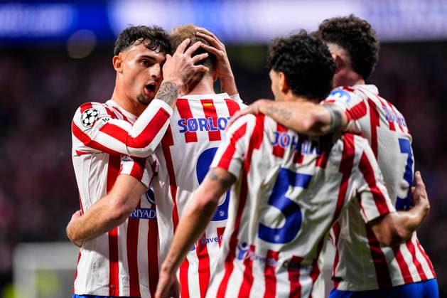 February 24, 2026, Madrid, Madrid, Spain: Alexander Sorloth of Atletico de Madrid celebrates a goal during the UEFA Champions League 2025 26 KO play-offs Second Leg match between Atletico de Madrid and Club Brugge KV at Riyadh Air Metropolitano on February 24, 2026, in Madrid, Spain. Atletico De Madrid V Club Brugge KV - UEFA Champions League 2025 26 KO Play-Offs Second Leg  - ZUMAa181 20260224_zaa_a181_051 Copyright: xOscarxJ.xBarrosox