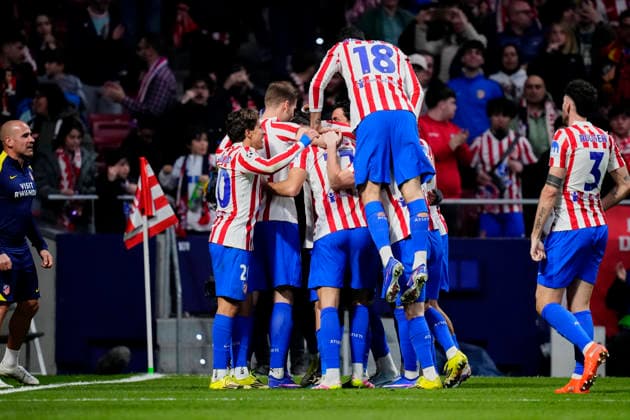 Atletico de Madrid v Club Brugge KV - UEFA Champions League 2025 26 League Knockout Play-off Second Leg Johnny Cardoso central midfield of Atletico de Madrid and United States celebrates after scoring his sides first goal during the UEFA Champions League 2025 26 League Knockout Play-off Second Leg match between Atletico de Madrid and Club Brugge KV at Estadio Riyadh Air Metropolitano on February 24, 2026 in Madrid, Spain. Madrid Spain  Copyright: xJosexBretonx originalFilename:bretonhernandez-atletico260224_npLqm.jpg