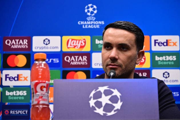 Football, CL, Atalanta Bergamo, Press conference