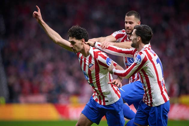 ATLETICO DE MADRID v CLUB BRUGGE KV. CHAMPIONS LEAGUE 2025 2026. ROUND KO PLAY-OFFS 2ND LEG MATCH. Atletico de Madrid s Johnny Cardoso celebrates goal during Champions League 2025 2026, KO play-offs 2nd leg match. February 24 ,2026. (ALTERPHOTOS Jorge Ropero) MadridSpain  Copyright: xJorgexRoperox