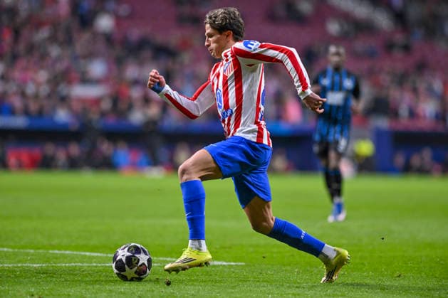 February 24, 2026, Madrid, Madrid, Spain: GIULIANO SIMEONE of Atletico de Madrid in action during the Champions League match, second leg of the Play-Off between ATLo°TICO DE MADRID and CLUB BRUJAS KV, held on February 24, 2026, at the Riad Air Metropolitano, Madrid, Spain. Madrid Spain - ZUMAc312 20260224_zsp_c312_097 Copyright: xOscarxManuelxSanchezx