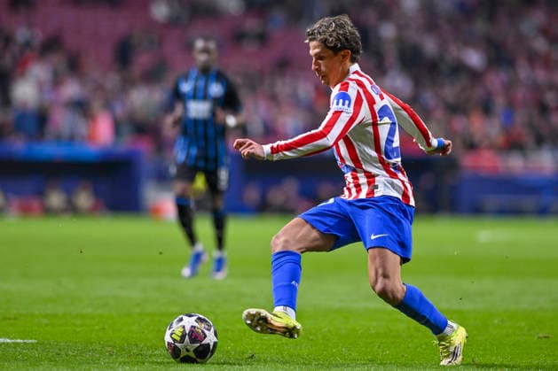 February 24, 2026, Madrid, Madrid, Spain: GIULIANO SIMEONE of Atletico de Madrid in action during the Champions League match, second leg of the Play-Off between ATLo°TICO DE MADRID and CLUB BRUJAS KV, held on February 24, 2026, at the Riad Air Metropolitano, Madrid, Spain. Madrid Spain - ZUMAc312 20260224_zsp_c312_098 Copyright: xOscarxManuelxSanchezx