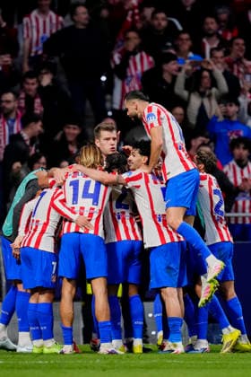 Atletico de Madrid v Club Brugge KV - UEFA Champions League 2025 26 League Knockout Play-off Second Leg Alexander Sorloth centre-forward of Atletico de Madrid and Norway celebrates after scoring his sides second goal during the UEFA Champions League 2025 26 League Knockout Play-off Second Leg match between Atletico de Madrid and Club Brugge KV at Estadio Riyadh Air Metropolitano on February 24, 2026 in Madrid, Spain. Madrid Spain  Copyright: xJosexBretonx originalFilename:bretonhernandez-atletico260224_npEas.jpg